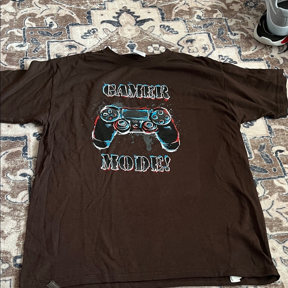 Gildan Brown Gamer Mode Kids Tee